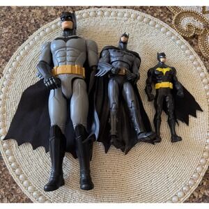 Batman Action Figures Lot‎ of 3 DC Comics Collectible Toys